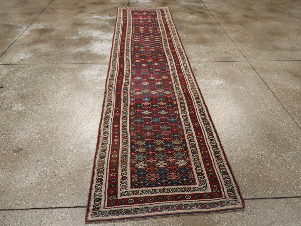 Antique Persian Kurdish Runner, No.21535 - Galerie Shabab