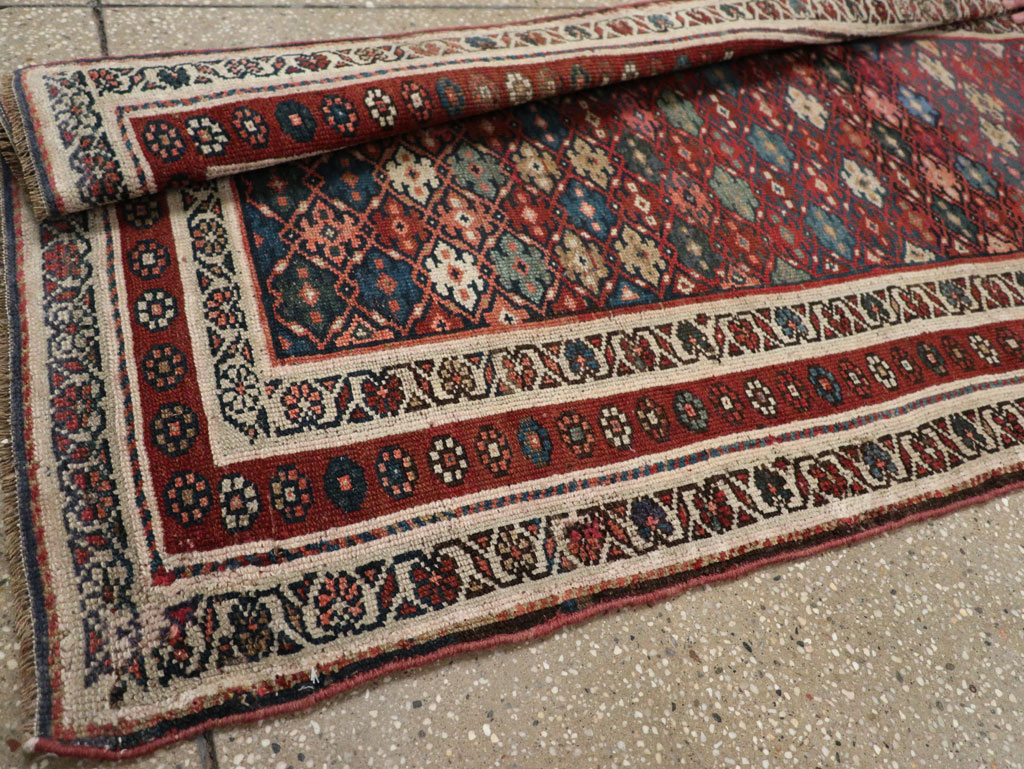 Antique Persian Kurdish Runner, No.21535 - Galerie Shabab