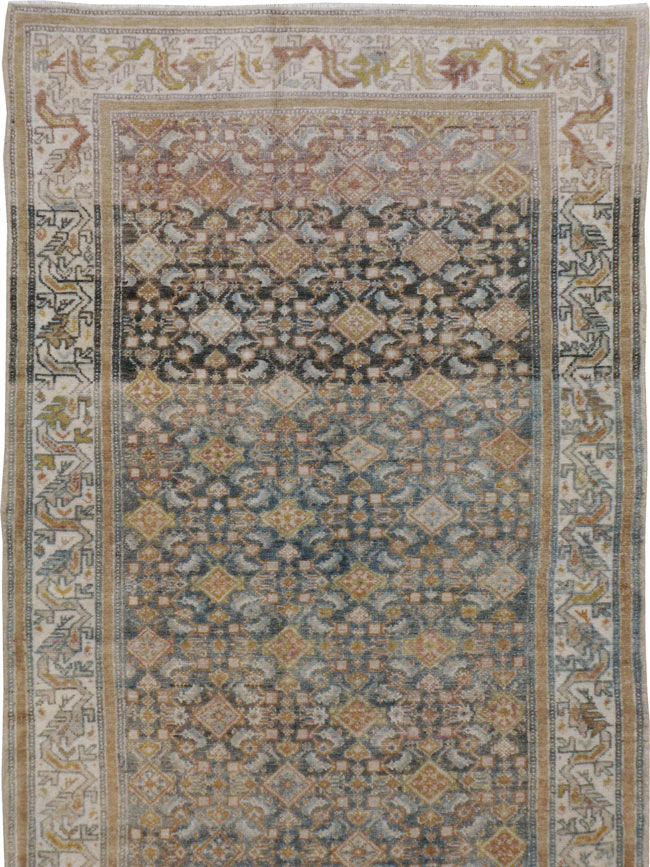 Vintage Persian Malayer Runner, No.21549 - Galerie Shabab