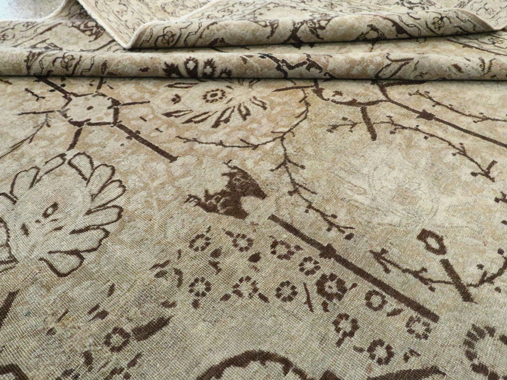 Antique Persian Tabriz Carpet, No.21553 - Galerie Shabab