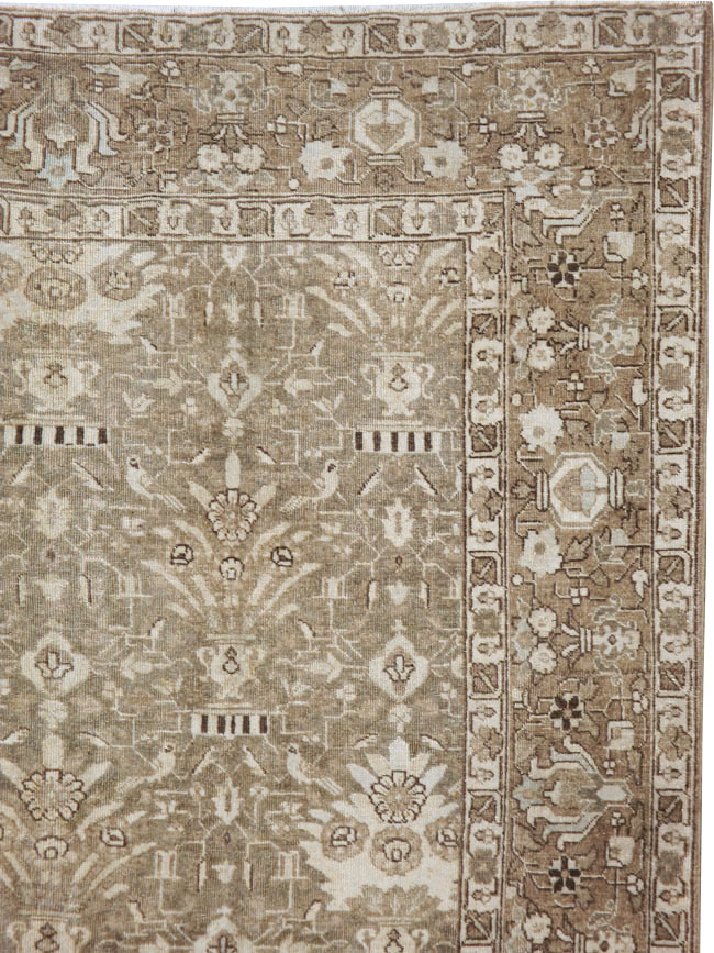 Antique Persian Tabriz Carpet, No.21558 - Galerie Shabab