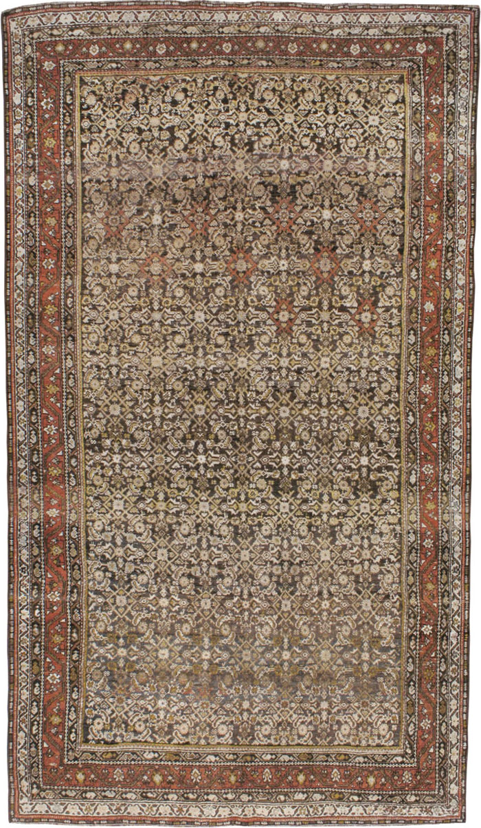 Antique Persian Kurdish Rug, No.21560 - Galerie Shabab