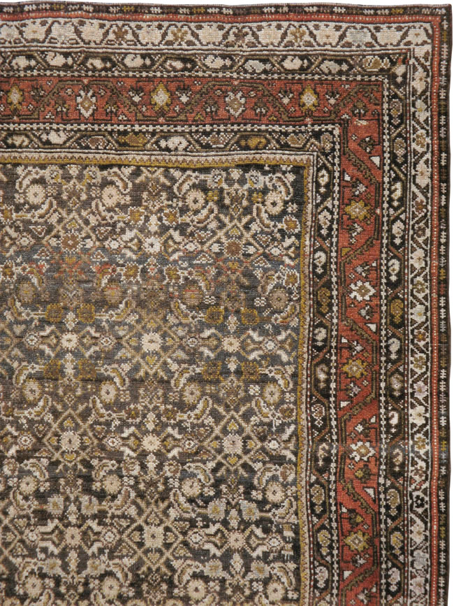 Antique Persian Kurdish Rug, No.21560 - Galerie Shabab