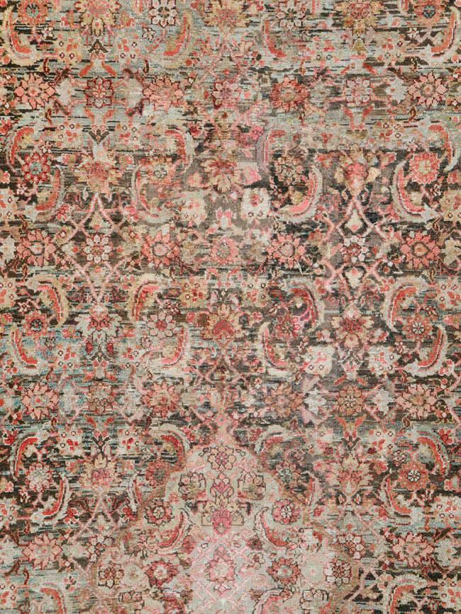 Vintage Persian Malayer Gallery Carpet, No.21562 - Galerie Shabab