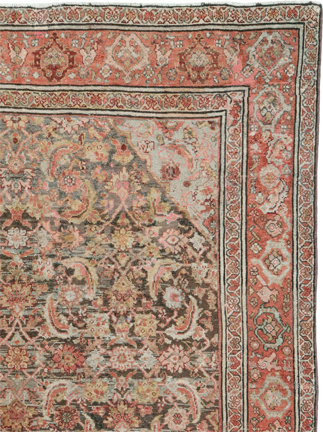 Vintage Persian Malayer Gallery Carpet, No.21562 - Galerie Shabab