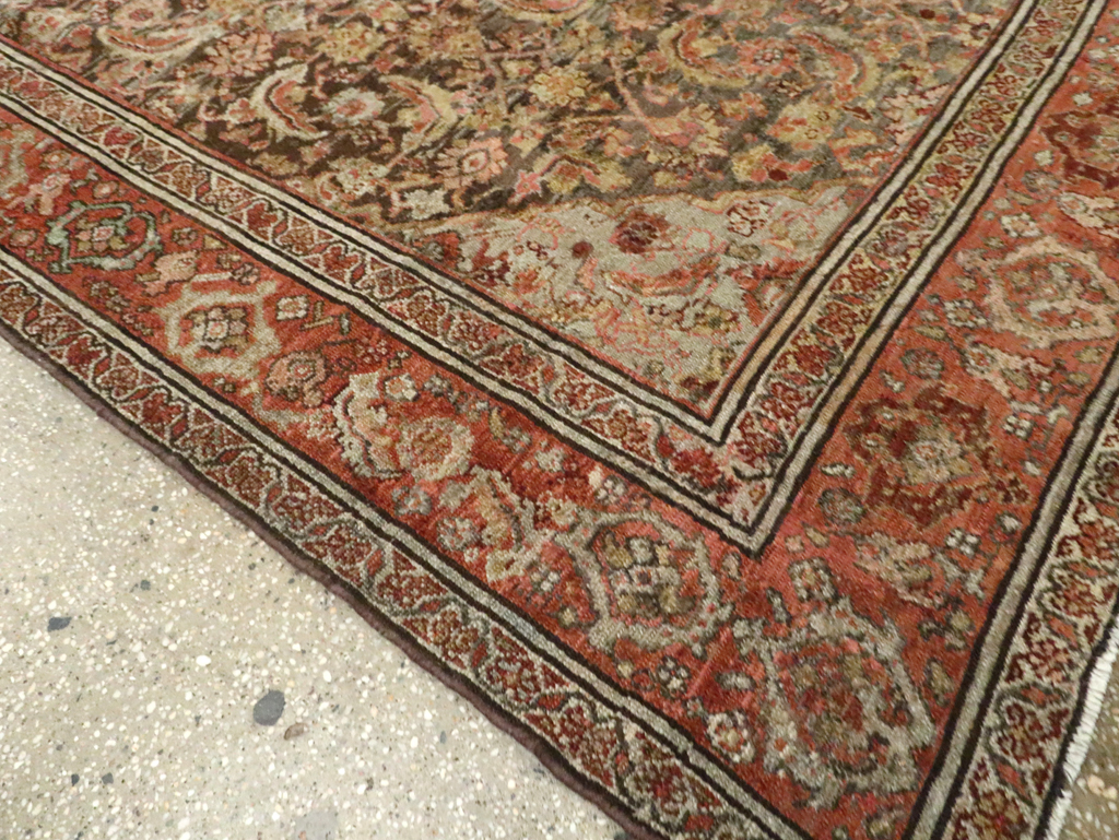Vintage Persian Malayer Gallery Carpet, No.21562 - Galerie Shabab