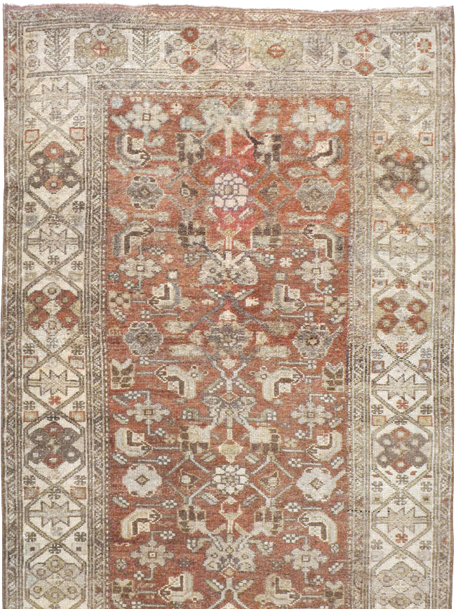 Vintage Persian Malayer Runner, No.21566 - Galerie Shabab