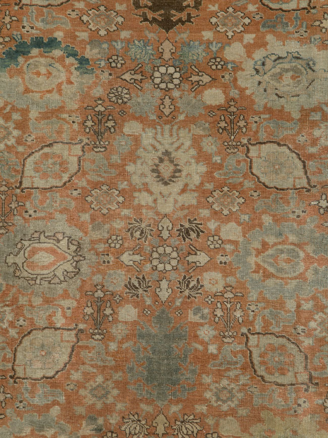 Antique Persian Tabriz Carpet, No.21568 - Galerie Shabab