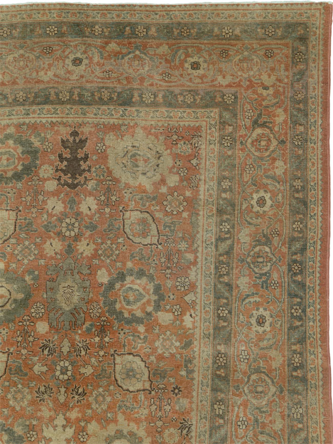 Antique Persian Tabriz Carpet, No.21568 - Galerie Shabab