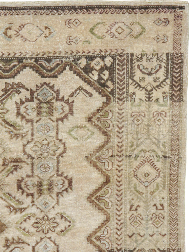 Vintage Persian Malayer Square Carpet, No.21569 - Galerie Shabab