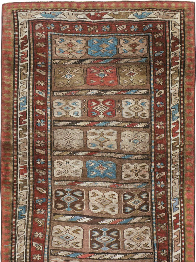 Antique Persian Kurdish Runner, No.21572 - Galerie Shabab
