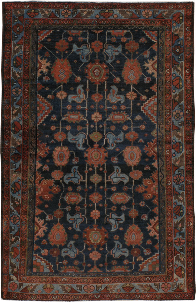 Vintage Persian Malayer Rug, No.21579 - Galerie Shabab