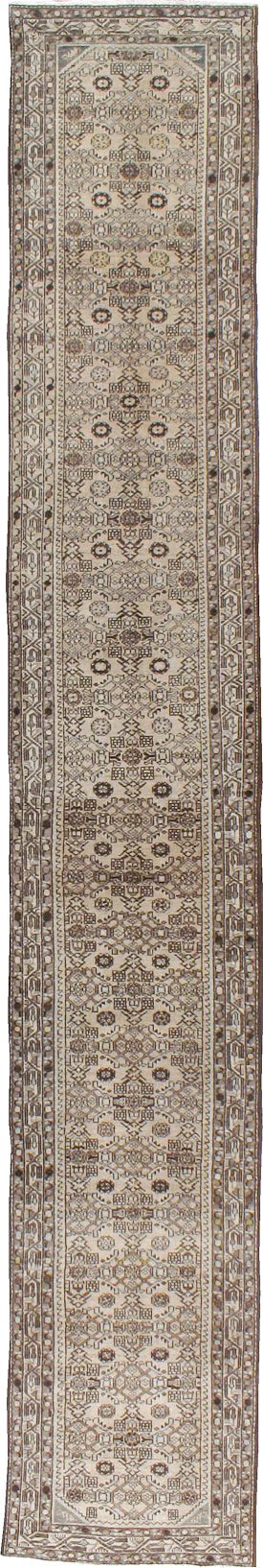 Vintage Persian Malayer Long Runner, No.21580 - Galerie Shabab