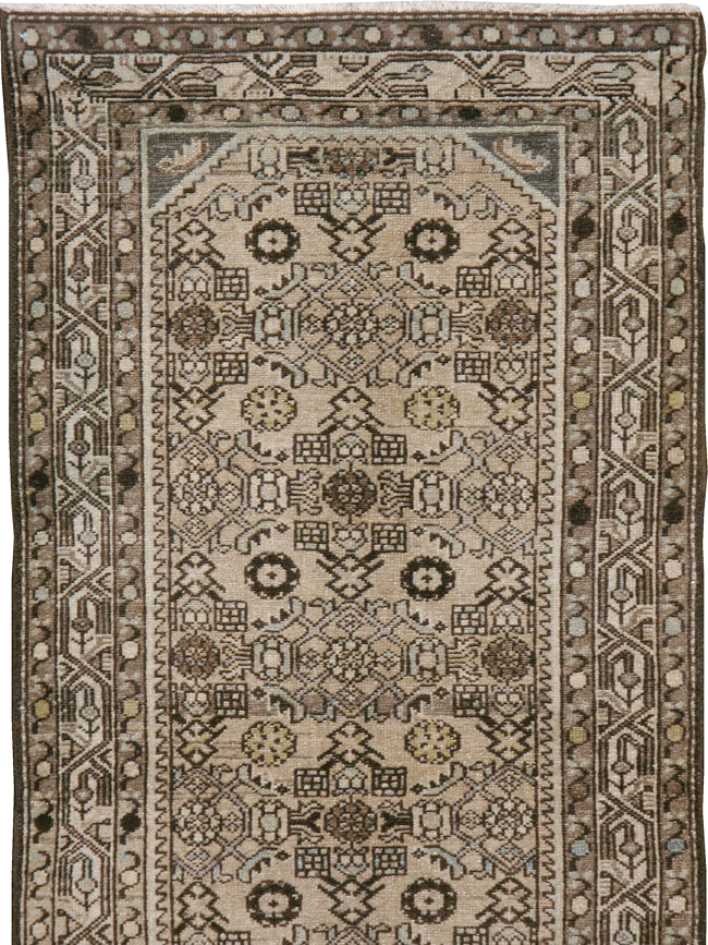 Vintage Persian Malayer Long Runner, No.21580 - Galerie Shabab