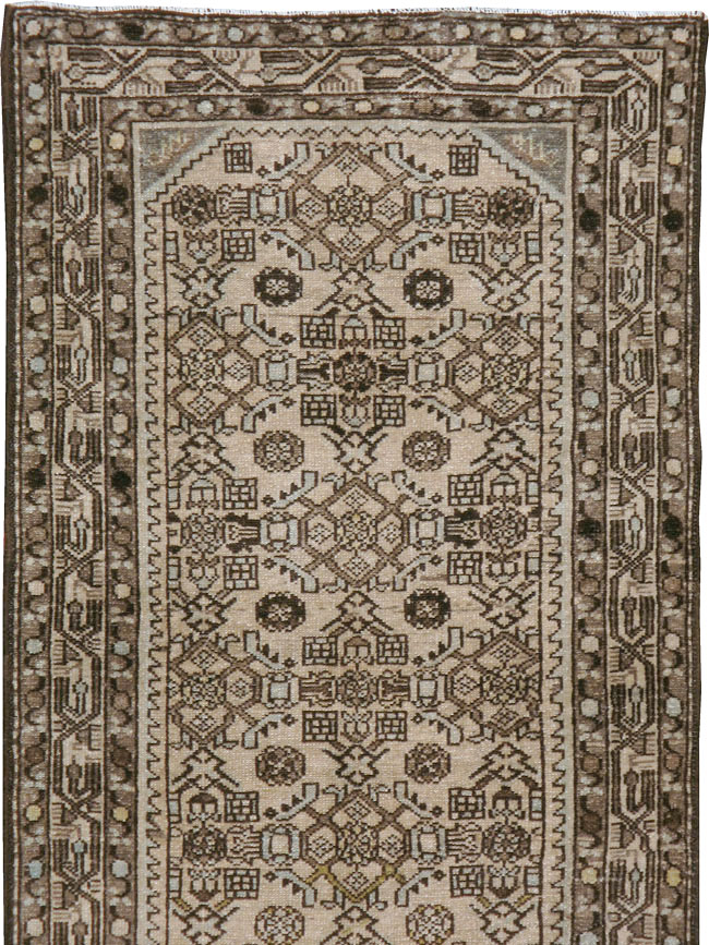 Vintage Persian Malayer Long Runner, No.21580 - Galerie Shabab