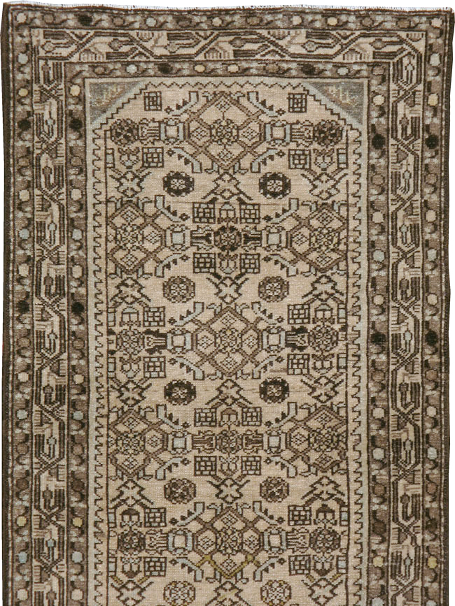 Vintage Persian Malayer Long Runner, No.21580 - Galerie Shabab
