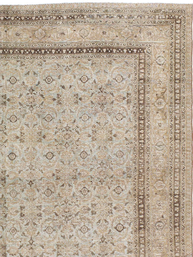 Antique Persian Tabriz Carpet, No.21582 - Galerie Shabab