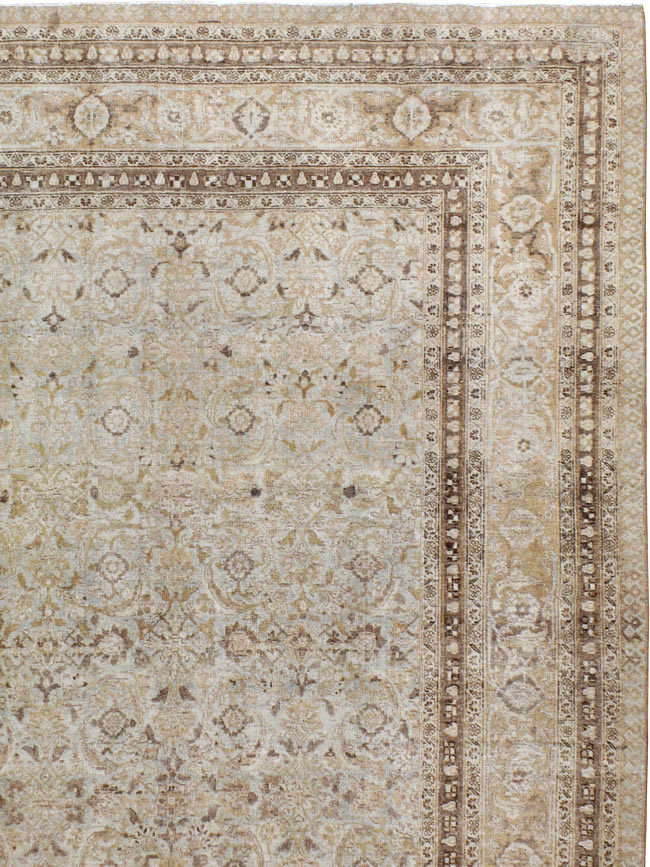 Antique Persian Tabriz Carpet, No.21582 - Galerie Shabab