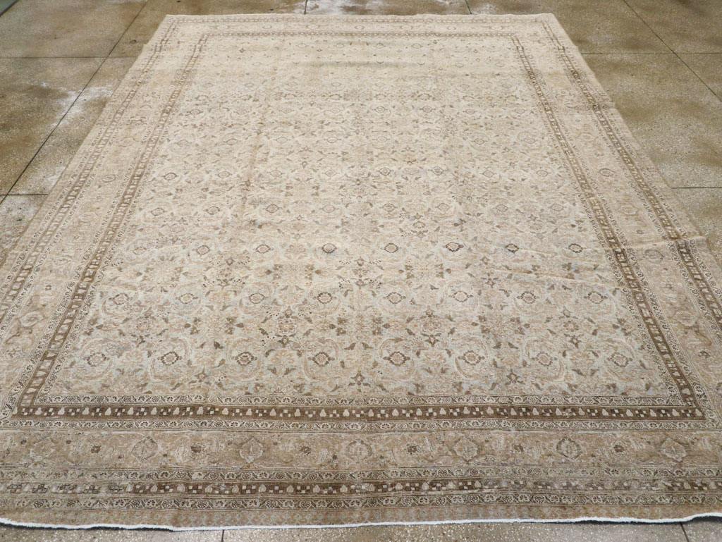 Antique Persian Tabriz Carpet, No.21582 - Galerie Shabab