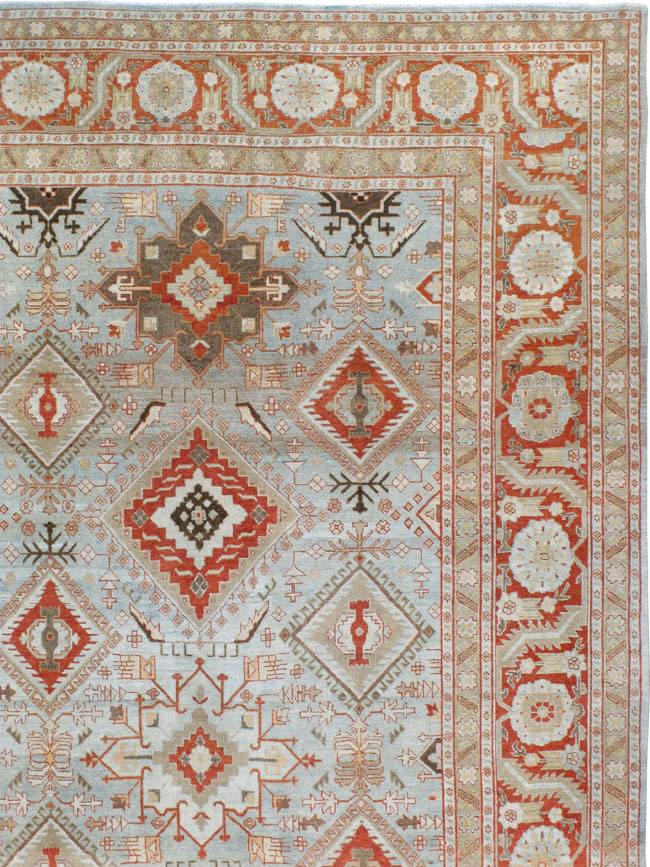 Antique Persian Tabriz Carpet, No.21584 - Galerie Shabab