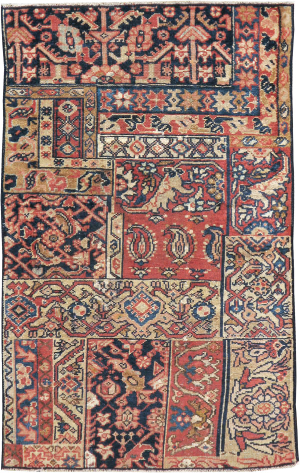 Antique Persian Malayer Sampler Rug, No.21596 - Galerie Shabab