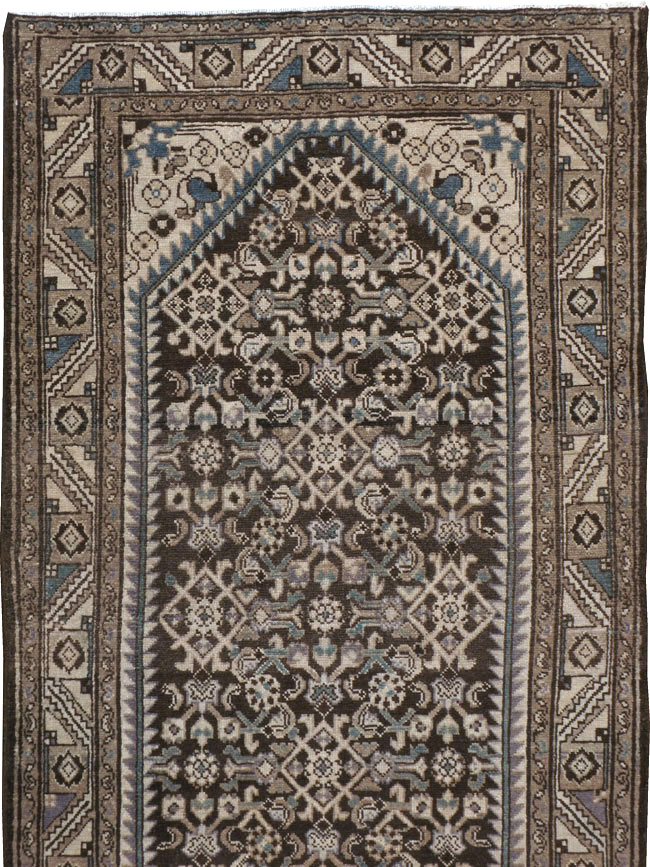 Vintage Persian Malayer Runner, No.21611 - Galerie Shabab