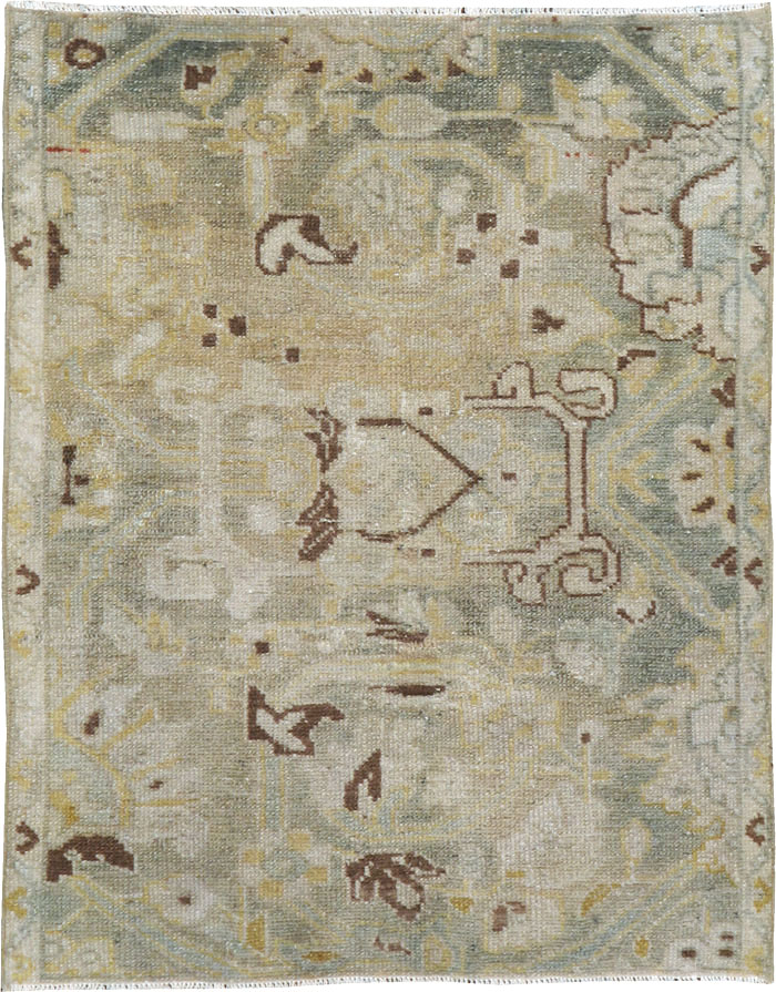 Vintage Persian Malayer Sampler Rug, No.21613 - Galerie Shabab