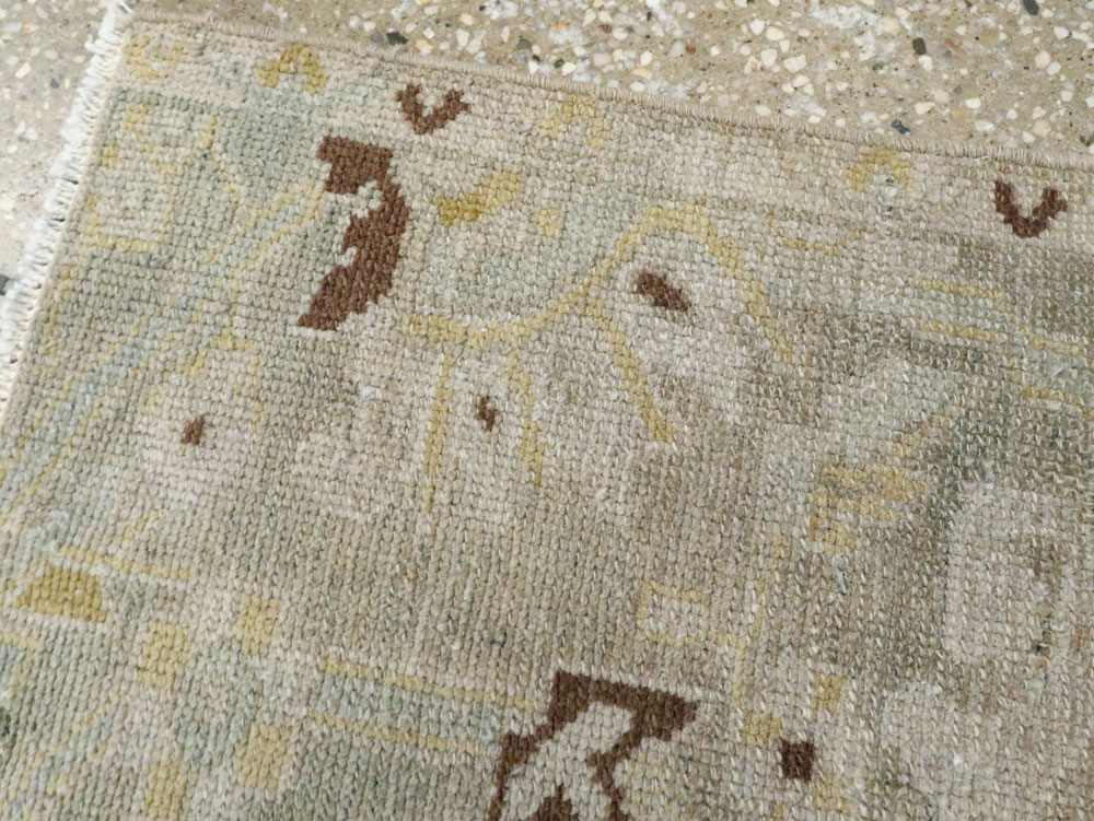 Vintage Persian Malayer Sampler Rug, No.21613 - Galerie Shabab