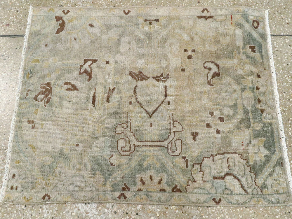 Vintage Persian Malayer Sampler Rug, No.21613 - Galerie Shabab