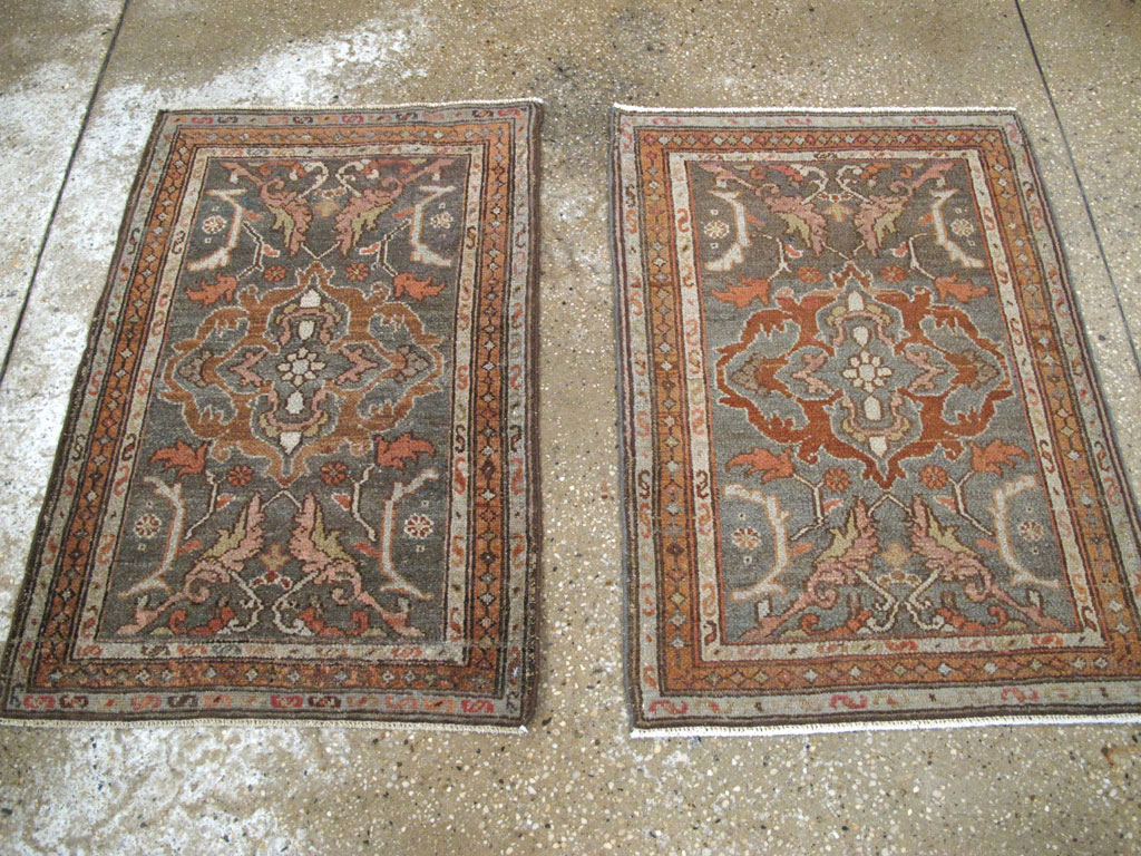 Vintage Persian Malayer Rug (Pair: 1 of 2), No.21614 - Galerie Shabab