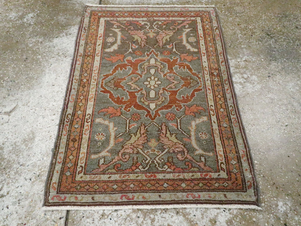 Vintage Persian Malayer Rug (Pair: 2 of 2), No.21615 - Galerie Shabab