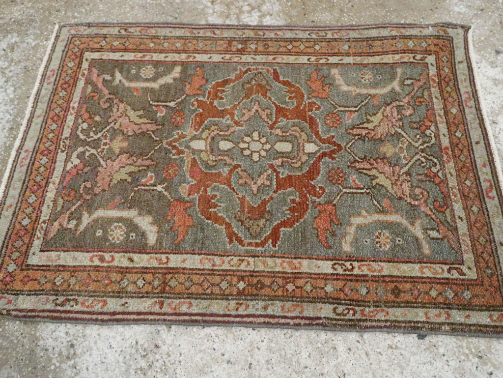 Vintage Persian Malayer Rug (Pair: 2 of 2), No.21615 - Galerie Shabab