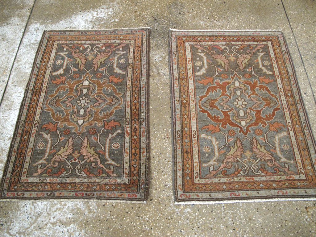 Vintage Persian Malayer Rug (Pair: 2 of 2), No.21615 - Galerie Shabab