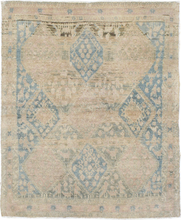 Vintage Afshar Square Rug, No.21620 - Galerie Shabab