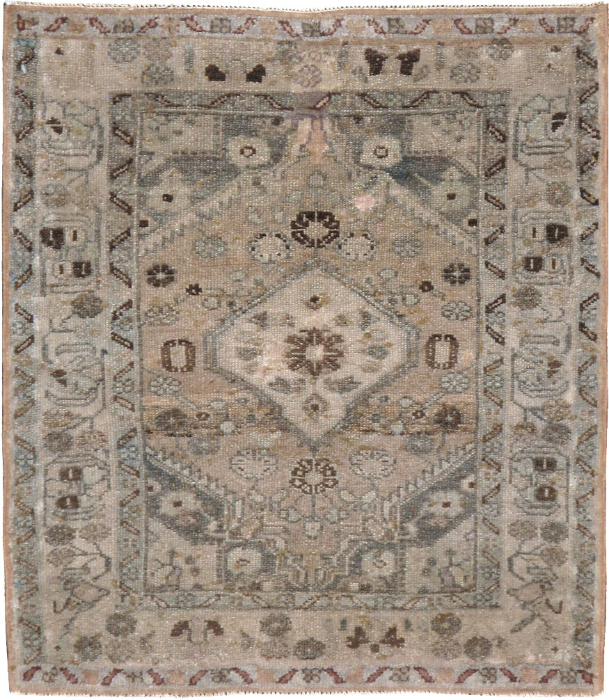 Vintage Persian Malayer Square Rug, No.21626 - Galerie Shabab