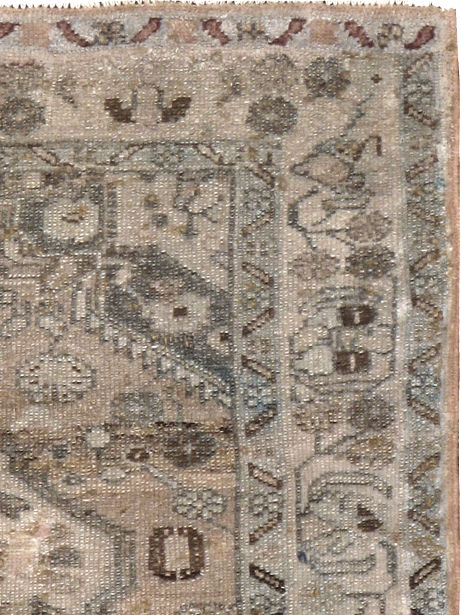 Vintage Persian Malayer Square Rug, No.21626 - Galerie Shabab