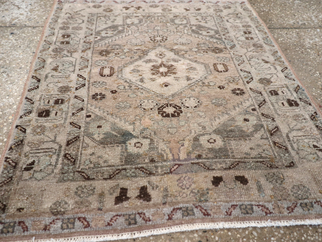 Vintage Persian Malayer Square Rug, No.21626 - Galerie Shabab