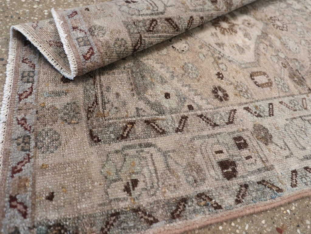 Vintage Persian Malayer Square Rug, No.21626 - Galerie Shabab