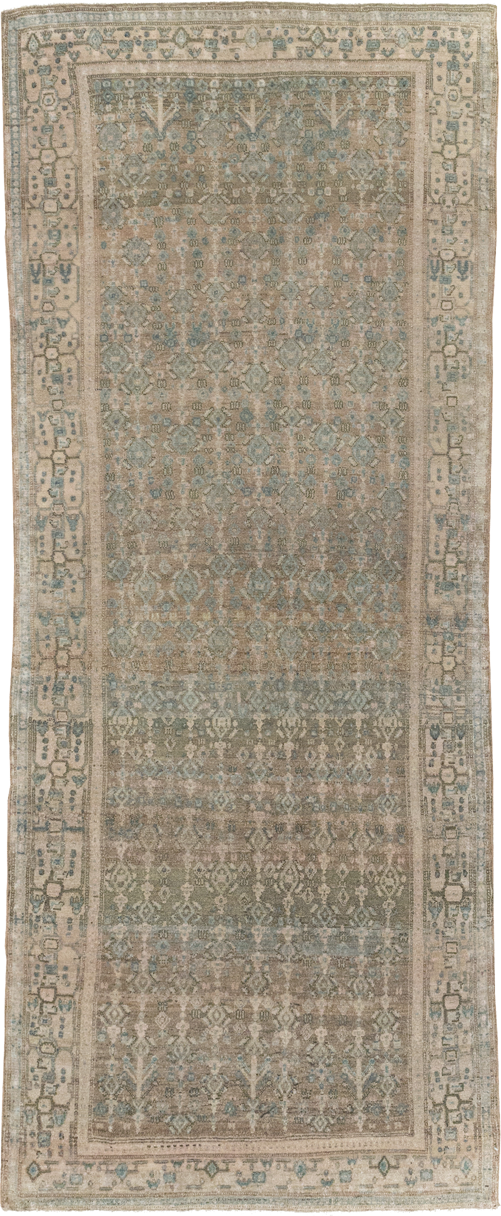 Vintage Senneh Malayer Runner, No.21630 - Galerie Shabab
