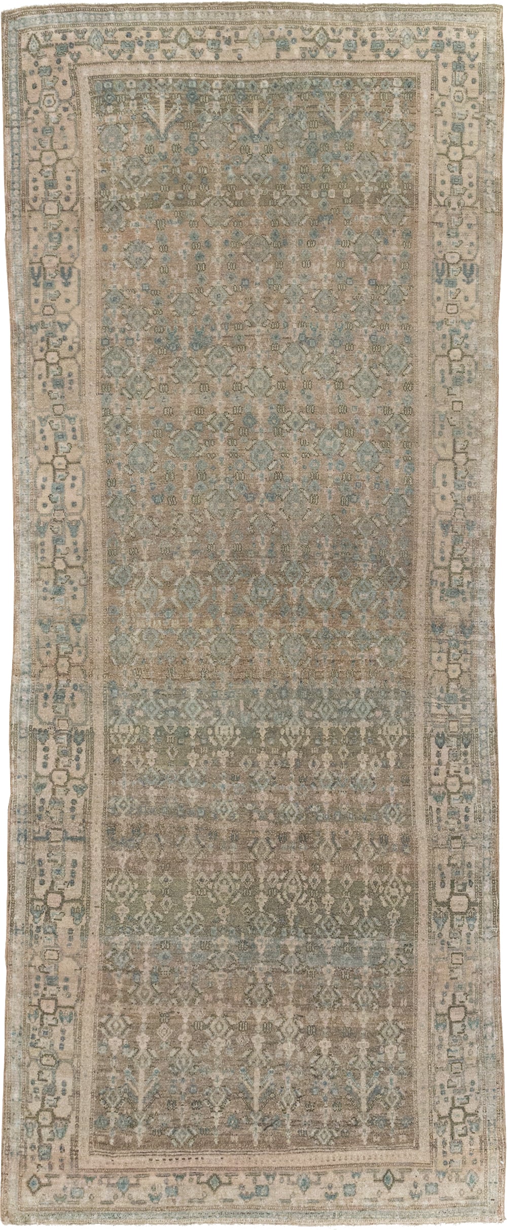 Vintage Senneh Malayer Runner, No.21630 - Galerie Shabab