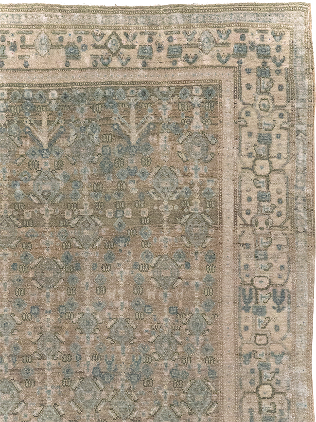 Vintage Senneh Malayer Runner, No.21630 - Galerie Shabab