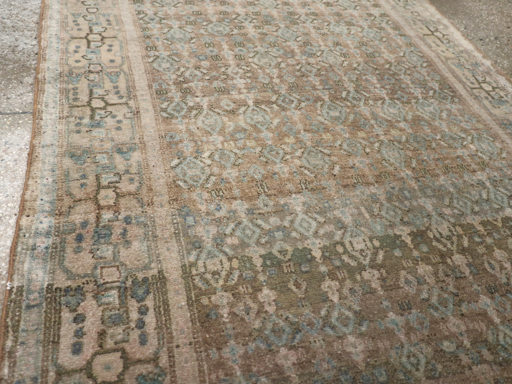 Vintage Senneh Malayer Runner, No.21630 - Galerie Shabab