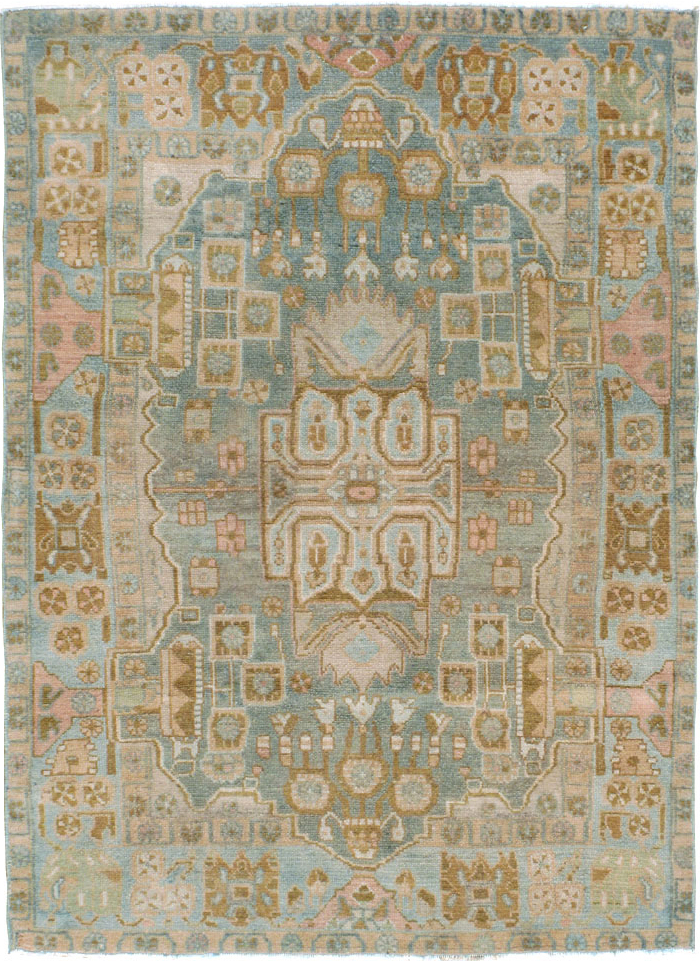 Vintage Persian Malayer Rug, No.21636 - Galerie Shabab