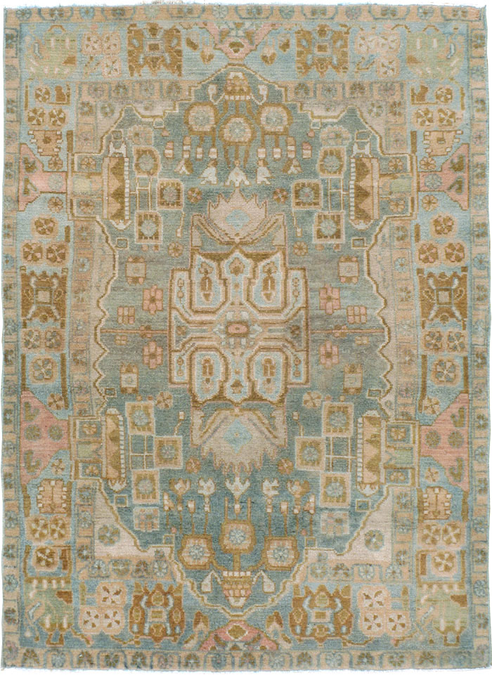 Vintage Persian Malayer Rug, No.21636 - Galerie Shabab