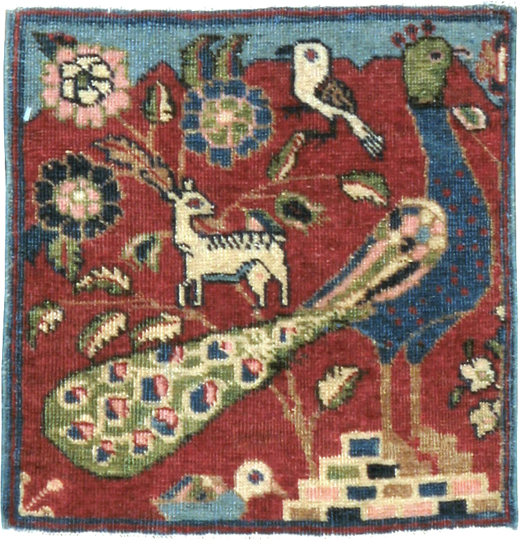 Vintage Persian Tabriz Pictorial Rug (Pair: 1 of 2), No.21643 - Galerie Shabab