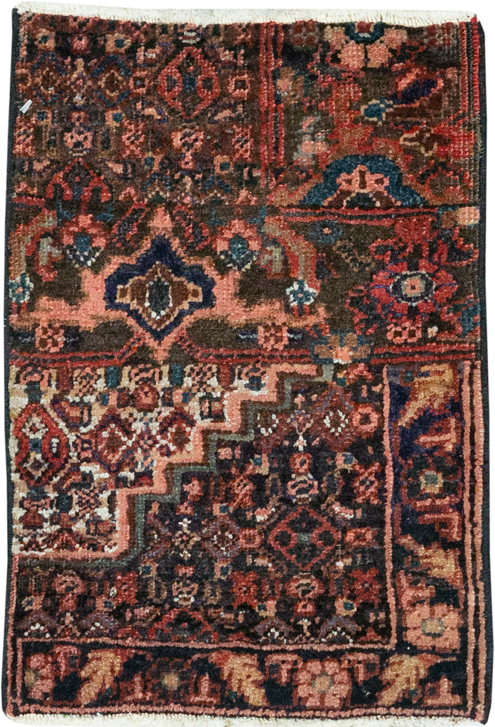 Vintage Persian Kurdish Sampler Rug, No.21644 - Galerie Shabab