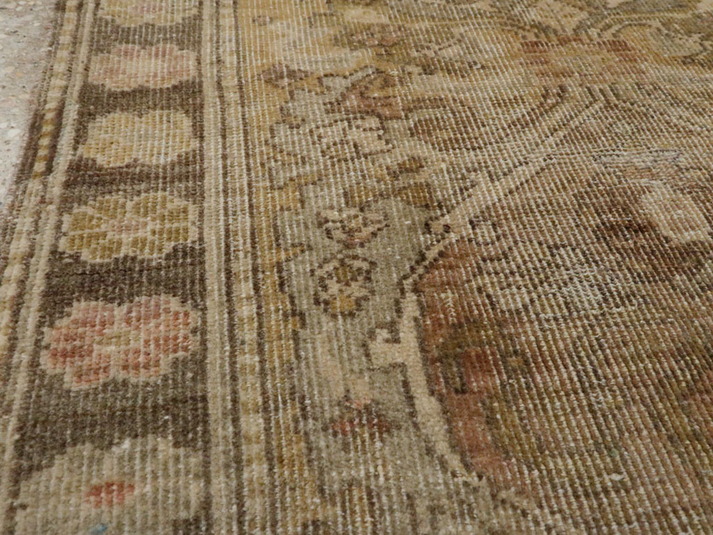 Antique Persian Malayer Square Rug, No.21645 - Galerie Shabab