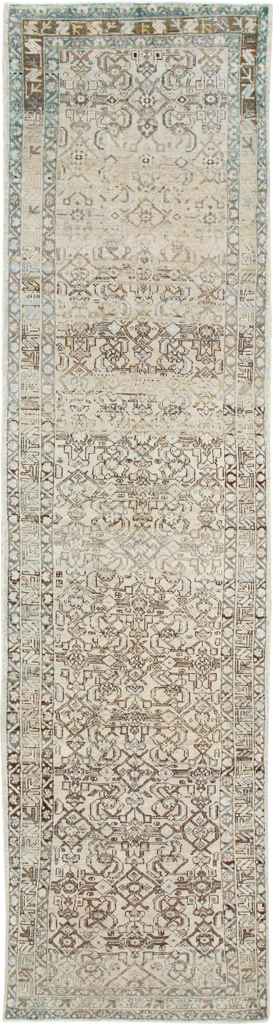 Vintage Persian Malayer Runner, No.21651 - Galerie Shabab