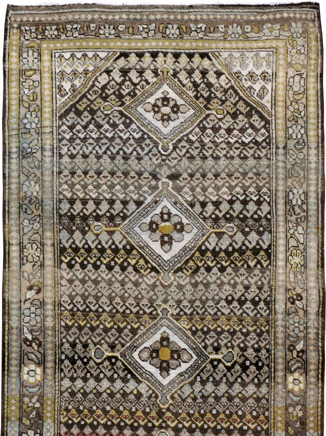 Vintage Persian Malayer Runner, No.21661 - Galerie Shabab