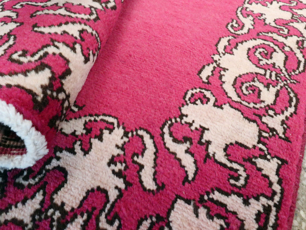 Vintage Persian Tabriz Rug (Pair: 1 of 2), No.21665 - Galerie Shabab